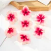 Europa y Estados Unidos transfronterizos flor artificial de alta venta cabeza de flor orquídea flor artificial para decoración del hogar boda diy flor de bordado de cerezo