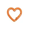 Clips de Resorte Coloridos, Anillas Abiertas Redondas, Anillas de Resorte en Forma de Corazón, Accesorios para Llaveros DIY, Conectores de Aleación