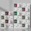 Gabinete de Carga para Herramientas Eléctricas de Obra Intercomunicador Caja de Carga Gabinete de Almacenamiento para Carga de Baterías de Litio Contraseña Caja de Carga Centralizada