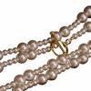 Collar de perlas largas con hebilla OT de doble capa y entrada francesa, elegante y de alta calidad, con diseño de nicho para mujer.