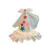 Tiara de Cabelo para Festa de Aniversário Infantil Acessório de Cabelo Princesa Fofa para Meninas Chapéu de Bebê de Um Ano Presilha Tiara Acessórios de Cabelo Presilha