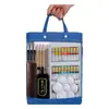 Set de Pintura China para Principiantes con Bolsa de Almacenamiento, Juego Completo de Herramientas Artísticas Básicas, Materiales para Pintura con Tinta y Pincel Fino, Papel Xuan