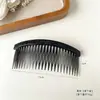 Peine de Estilo Coreano con Pedrería para Acomodar Flequillo y Cabello, Accesorio para el Cabello de Corona Alta, Adorno para el Cabello Sencillo y Moderno para Mujer