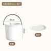 Cubo de Plástico para el Hogar con Tapa Cubo Portátil Cubo Extra Grande para la Lavandería Engrosado Cubo para Baño de Dormitorio Estudiantil Cubo de Almacenamiento de Agua