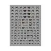 Novos Adesivos de Unha Planos 3D Populares da Redanco com Desenho de Laço em Folha Dourada e Prateada Adesivos de Unha Adesivos Dh-1072