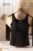 Colete à Prova de Frio e Quente com Almofada no Peito Sutiã Sem Atrito Peça Única Lã de Seda com Forro de Fleece Renda Espessa Roupa Íntima Feminina