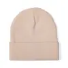 Gorro de Punto, Color Sólido, Gorro Engrosado, Gorro de Lana Peluda, Gorro Estilo Coreano, Resistente al Frío Invernal, Protección Tibia para Orejas
