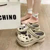 Pantuflas cerradas súper suaves para mujer, adecuadas para uso en interiores y exteriores en verano, modernas y versátiles para salir