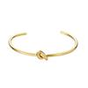 Pulsera DW directa de fábrica 3 colores moda simple acero titanio chapado oro 18k forma de C abierta accesorios de reloj pulsera hombres