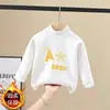 Camiseta Térmica para Bebé de Hombre Cuello Medio Alto Otoño Invierno Calidez Niño Casual Manga Larga Elegante Top Capa Base Tendencia