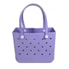 Bolsa de Agujeros para Playa de EVA Portátil Impermeable para Viaje para Mujer Lavable Adecuada para Deportes Playa Mercado Piscina