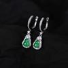 Yilu Silver S925 Sterling Silver Jade Retro Light Luxury Gourd Brincos Elegantes All-match National Style Fulu Design Brincos