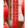 Estilo chino rosa rojo rosa rosa papel corrugado rosa ceremonia de boda fondo de boda decoración festiva centro comercial decoración de escaparate