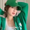 Gorro de béisbol de polvo de goma, pequeño, fresco, alta calidad, bordado de letra R para mujer, estilo coreano, cara pequeña, todo-partido, sombrero de pico de pato de Instagram