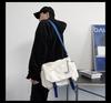 New Bag Homens moda ins messenger bag moda workwear estilo casal saco de ombro japonês ao ar livre saco mensageiro