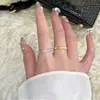 Anillo de Bambú Forjado Estilo Nuevo de Lujo Ligero de Alta Gama de Joyería Italiana Antigua Media de Trefilado Plata Esterlina S925 Artesanía de Trefilado