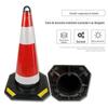 Barril de cone de borracha de 70 cm cone de estrada cone reflexivo barril de cone de advertência de barreira de 90 cm cone de isolamento cone de alta velocidade de pvc