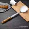 Criativo aço inoxidável imitação de madeira grão alça espátula mingau colher Cozinha Cozinhar utensílios domésticos cozinha espátula colher conjunto presente