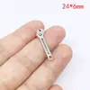 Acessórios para Joias DIY Martelo Tesoura Chave Inglesa Faca de Cozinha Espada Mini Ferramenta Pingente Colar de Mão Casa de Boneca Materiais de Decoração