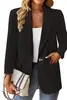 Traje Casual de Color Sólido con Solapa, Corte Delgado, Botón Único, Elegante Blazer para Mujer, Nueva Moda Europea y Americana 2026
