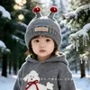 Touca de Bebê para Aquecimento de Inverno, Touca de Tricô Super Fofa para Meninas, À Prova de Vento e Quente para Meninos, Touca de Lã Pulôver Infantil para Uso ao Ar Livre