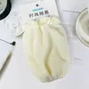 Fundas para Mangas de Mujer, Nuevo Estilo Otoño e Invierno 2026, Fundas para Mangas de Color Sólido con Doble Perla, Chaqueta de Plumas para Estudiante, Blanco, Resistentes a Manchas y Suciedad