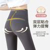 Leggings Curtas Finas de Verão Femininas para Usar por Cima, Calças de Yoga Justas, Controle de Barriga, Levanta Bumbum Calças Tubarão, Calças Tubarão Pele de Gelo