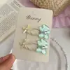 Nuevo Pasador de Acetato con Forma de Oso para Niños Dibujo Animado Dulce Pasador para Bebé Accesorio para el Cabello Goma para el Cabello para Niñas Que No Daña el Cabello