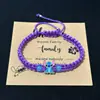 Pulseira Mais Vendida na Amazon Transfronteiriça para Crianças, com Stitch e Angel, Pulseira Tecida à Mão, Atacado Direto do Fabricante