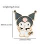 Milhares Broche Sanrio Emblema de metal Sanrio fofo macio fofo coolomi Cão Yugui roupas bolsa acessórios