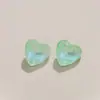 Nuevo Fondo Puntiagudo Corazón de Melocotón Cristal de Vidrio Diamante Mocha Joyería para Uñas Artísticas DIY Color Macarrón Decoraciones de Uñas Portátiles