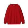 Sudadera con capucha de forro polar de marca de moda de 450 g para comercio exterior, jersey holgado para hombre con cuello redondo