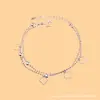 Pulsera de Hoja de Ginkgo Estilo Nuevo de Tres Plateros Esencial Otoño e Invierno Joyería de Nicho Estilo Coreano Temperamento