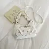 Bolso de Mano Plegable de Moda Nicho Estilo Coreano Bolso Nube para Mujer 2026 Nuevo Elegante Bolso de Hombro Cruzado Bolso Dumpling para Viaje