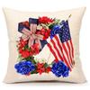 Cross-border Amazon Home Furnishing Products Dia da Independência dos EUA fronha Atacado Linho Escritório Almofada Cintura Fronha