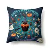 Funda de almohada de Halloween TC620 almohada lumbar de coche funda de cojín de calabaza para sofá funda de almohada para oficina hogar sala de estar