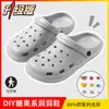 Zuecos Resistentes al Sudor con Forma de Perro para Mujer, Calzado de Verano para Exteriores, Pantuflas de Casa para Pareja, Pantuflas de Dibujos Animados Antideslizantes para el Hogar para Hombre, Resistentes al Desgaste