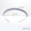 Acessórios Diários, Acessórios de Cabelo com Design Exclusivo, Estilo Elegante, Faixa de Cabeça Cravejada de Diamantes de Luxo Leve, Acessório de Cabeça Estilo Francês, Faixa de Cabeça com Zircônia