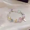 Pulseira Dopamina Retro de Contas de Nicho, Design Artístico Versátil Fresco, Pulseira Criativa Simples da Moda