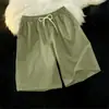 Siempre en stock, nuevos shorts deportivos de baloncesto de verano para hombre, pantalones finos de seda helada de secado rápido, shorts casuales hasta la rodilla