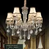 Araña de Cristal Estilo Europeo 2026, Lámpara Sencilla para Comedor, Lámpara de Lujo para Sala de Estar, Decoración Acogedora para Dormitorio y Estudio, Decoración del Hogar