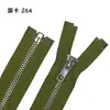 Venta Directa en Stock 358 Metal Platino Cremalleras de Tirador Abiertas de Colores para Pantalones de Trabajo, Chaquetas de Cuero, Bolsos de Mano y Equipaje 10