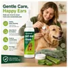 Solución Limpiadora de Oídos para Mascotas KineShineX, Lavado de Oídos Suave para Perros, Elimina la Cera y los Malos Olores, Protector del Canal Auditivo
