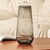 Vaso de Bancada Minimalista Moderno Escandinavo Sala de Estar Mesa de Jantar Acessível Luxo Vaso de Vidro Transparente Cultura de Água Arranjo de Flores Decoração