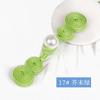 Hebilla de Cheongsam Calabaza de perla Hebilla de tela para traje Tang Ropa de moda nacional Hanfu Estilo chino Botones decorativos cosidos a mano