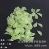 Cuentas de Imitación de Flor Acrílica Translúcida Transfronterizas con Agujero Central, Hojas y Pétalos Coloridos Chapados para Pulseras, Pasadores y Accesorios para el Cabello DIY