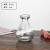 Mini Jarrón Miniatura Repujado Transfronterizo, Decoración para el Hogar de Vidrio Estilo Ins, Jarrón para Flores Hidropónicas Retro Europeo de Alta Estética