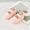 Nuevos Zapatos de Cuero para Niñas de Primavera y Otoño, Zapatos para Caminar para Bebés y Niños Pequeños, Zapatos de Princesa para Bebé Niña, 0-1.5 Años, Zapatos Infantiles de Suela Suave