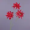 Flor Artificial Roja Flor de Boda Rosa Phalaenopsis Lirio Gypsophila Hortensia Flor Artificial Roja Flor Artificial al Mayoreo