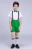 Traje de Coro Infantil para 1º de Junho Calça com Suspensório Masculina Traje Vestido Traje para Performance de Recitação de Poesia Infantil